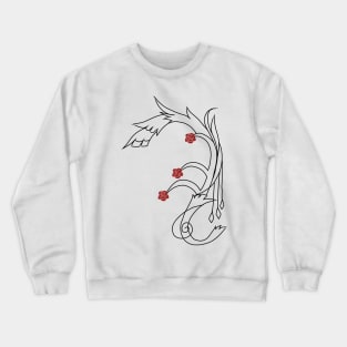 Rose Ornamental Crewneck Sweatshirt